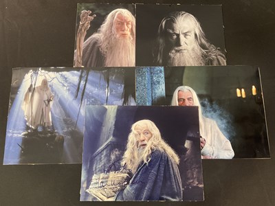 Lot 558 - A large photograph of Gandalf the Grey from...
