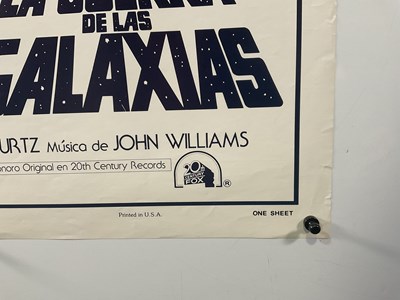 Lot 391 - STAR WARS: A NEW HOPE (1977) Spanish language...