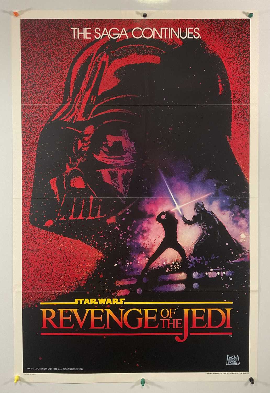 Lot 392 - STAR WARS: REVENGE OF THE JEDI (1982) - Drew...