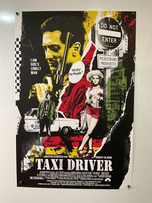 Lot 155 - TAXI DRIVER (2017) Alternative movie poster...
