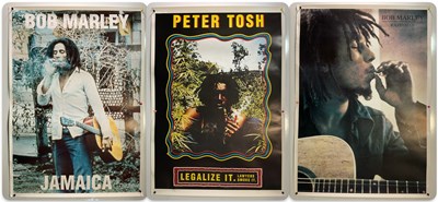 Lot 23 - Bob Marley x 2 'Rastaman' and 'Jamaica' and...