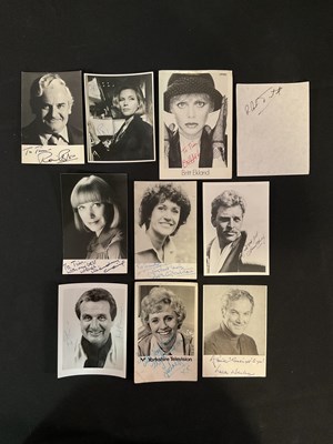 Lot 560 - A selection of celebrity autographs on...