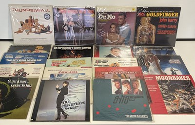 Lot 8 - A selection of mostly JAMES BOND vinyl...