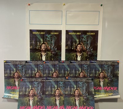 Lot 182 - HIGHLANDER (1986) A pair of Italian locandina...