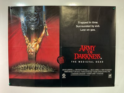 Lot 108 - ARMY OF DARKNESS (1992) UK quad film poster...