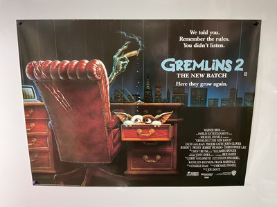 Lot 190 - GREMLINS 2: THE NEW BATCH (1990) UK quad film...