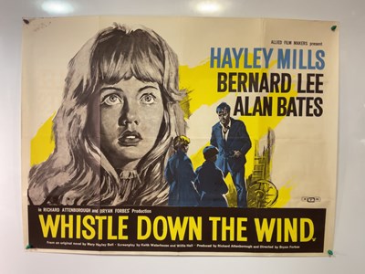 Lot 67 - WHISTLE DOWN THE WIND (1961) UK quad film...