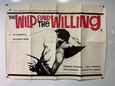 Lot 65 - THE WILD AND THE WILLING (1962) UK quad film...