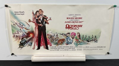 Lot 395 - OCTOPUSSY (1983) 8 UK movie posters believed...