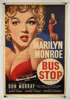 Lot 368 - BUS STOP (1956) UK double crown film poster...