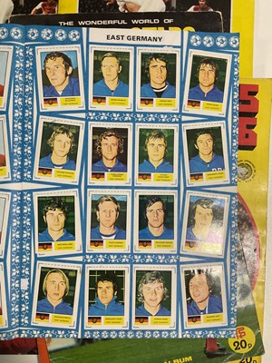 Lot 434 - A group of 8 1970s SOCCER STARS sticker books,...