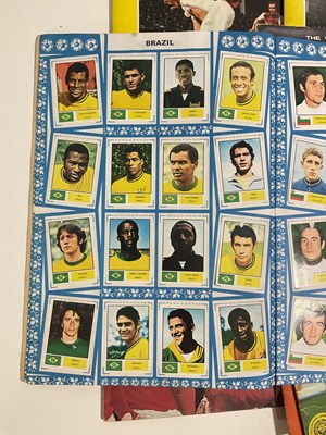 Lot 434 - A group of 8 1970s SOCCER STARS sticker books,...