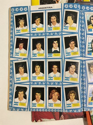 Lot 434 - A group of 8 1970s SOCCER STARS sticker books,...