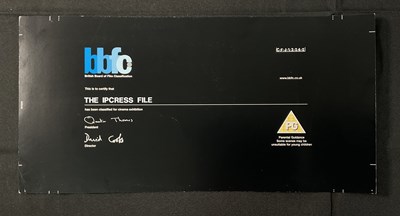 Lot 371 - THE IPCRESS FILE (1965) BBFC (British Board of...