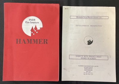 Lot 357 - A HAMMER HORROR film development prospectus...
