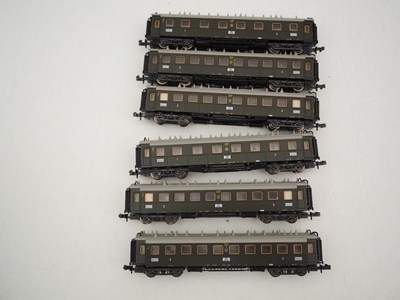 Lot 4 - A quantity of unboxed N gauge mostly Deutsche...