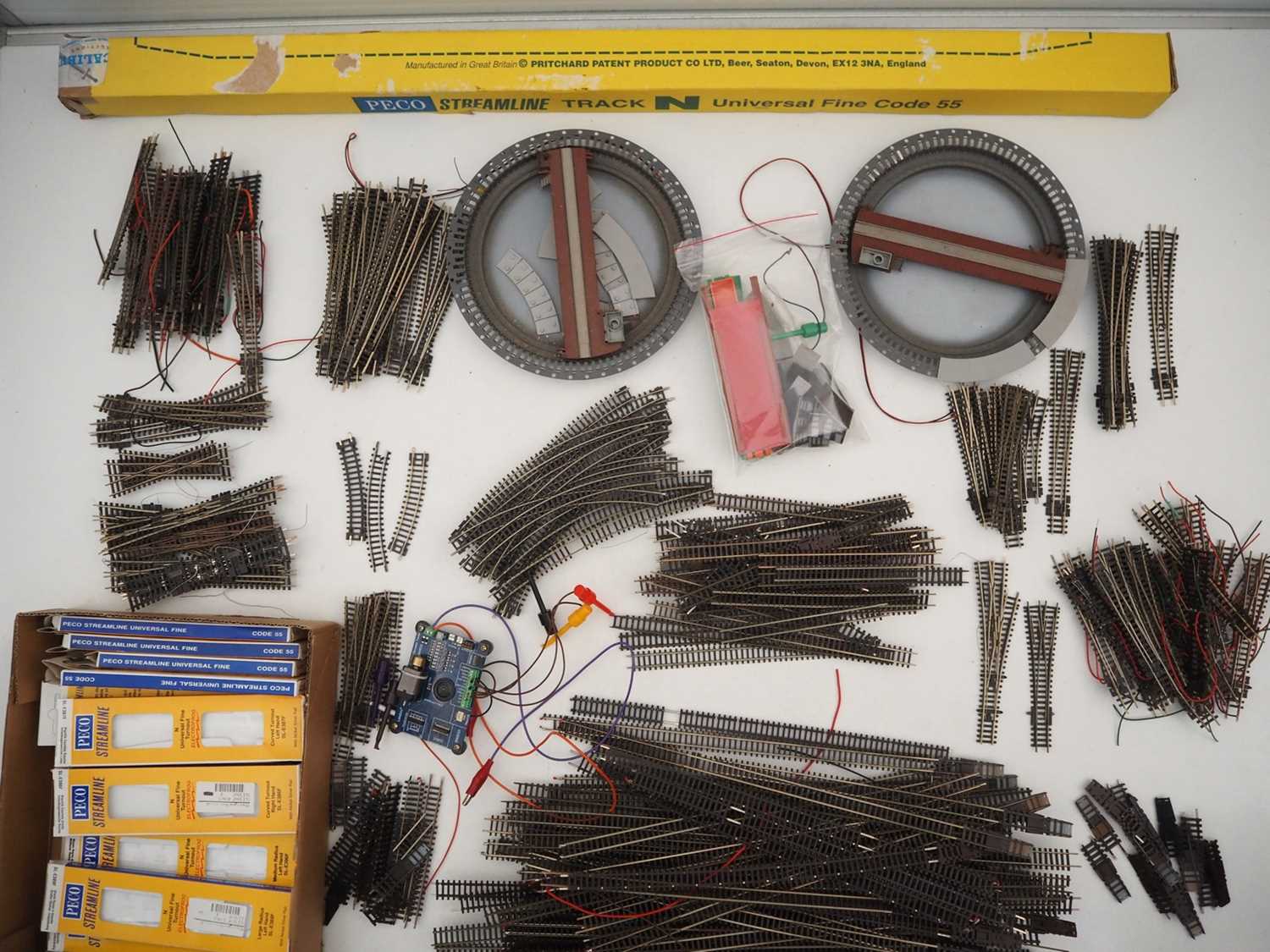 Lot 11 - A very large quantity of N gauge track by PECO...