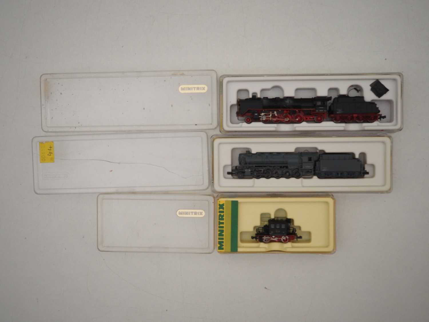 Lot 23 - A MINITRIX N gauge 'Glaskasten' steam loco...