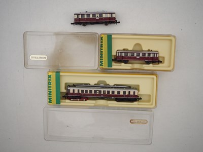 Lot 25 - A MINITRIX N gauge C4vT diesel bogie railcar...