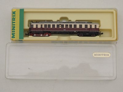 Lot 25 - A MINITRIX N gauge C4vT diesel bogie railcar...