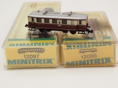 Lot 25 - A MINITRIX N gauge C4vT diesel bogie railcar...
