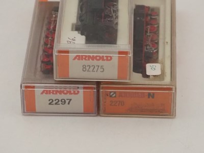 Lot 31 - A group of ARNOLD N gauge German outline steam...