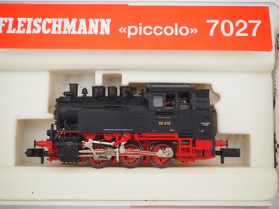 Lot 36 - A group of FLEISCHMANN N gauge German outline...