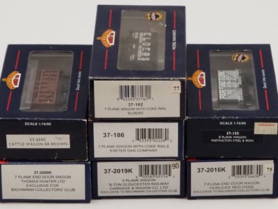 Lot 61 - A group of BACHMANN OO gauge wagons including...