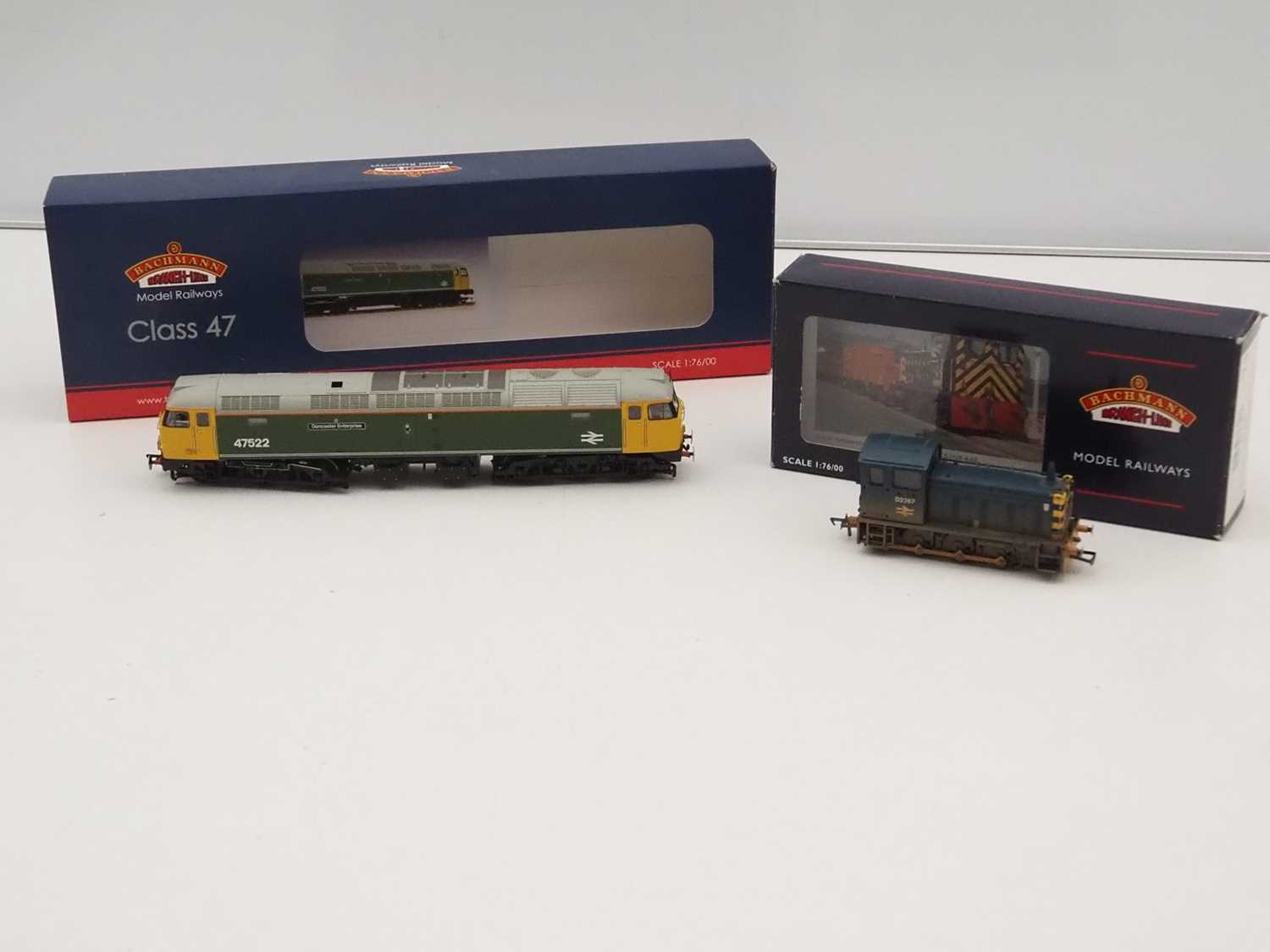 Lot 77 - A pair of BACHMANN OO gauge diesel locomotives...