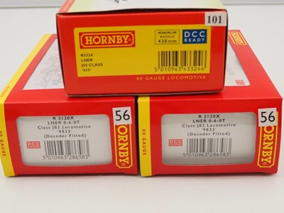 Lot 80 - A group of HORNBY OO gauge LNER steam tank...