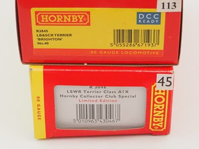 Lot 81 - A pair of HORNBY OO gauge Terrier class A1X...