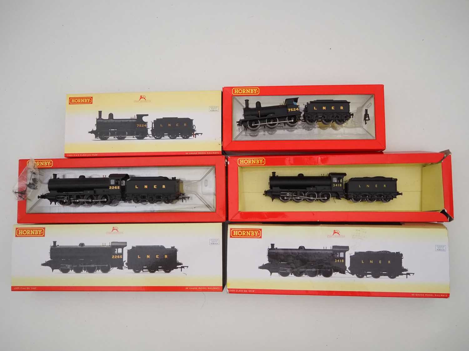 Lot 83 - A group of HORNBY OO gauge LNER steam...