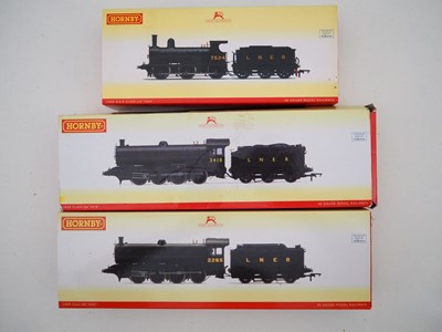 Lot 83 - A group of HORNBY OO gauge LNER steam...