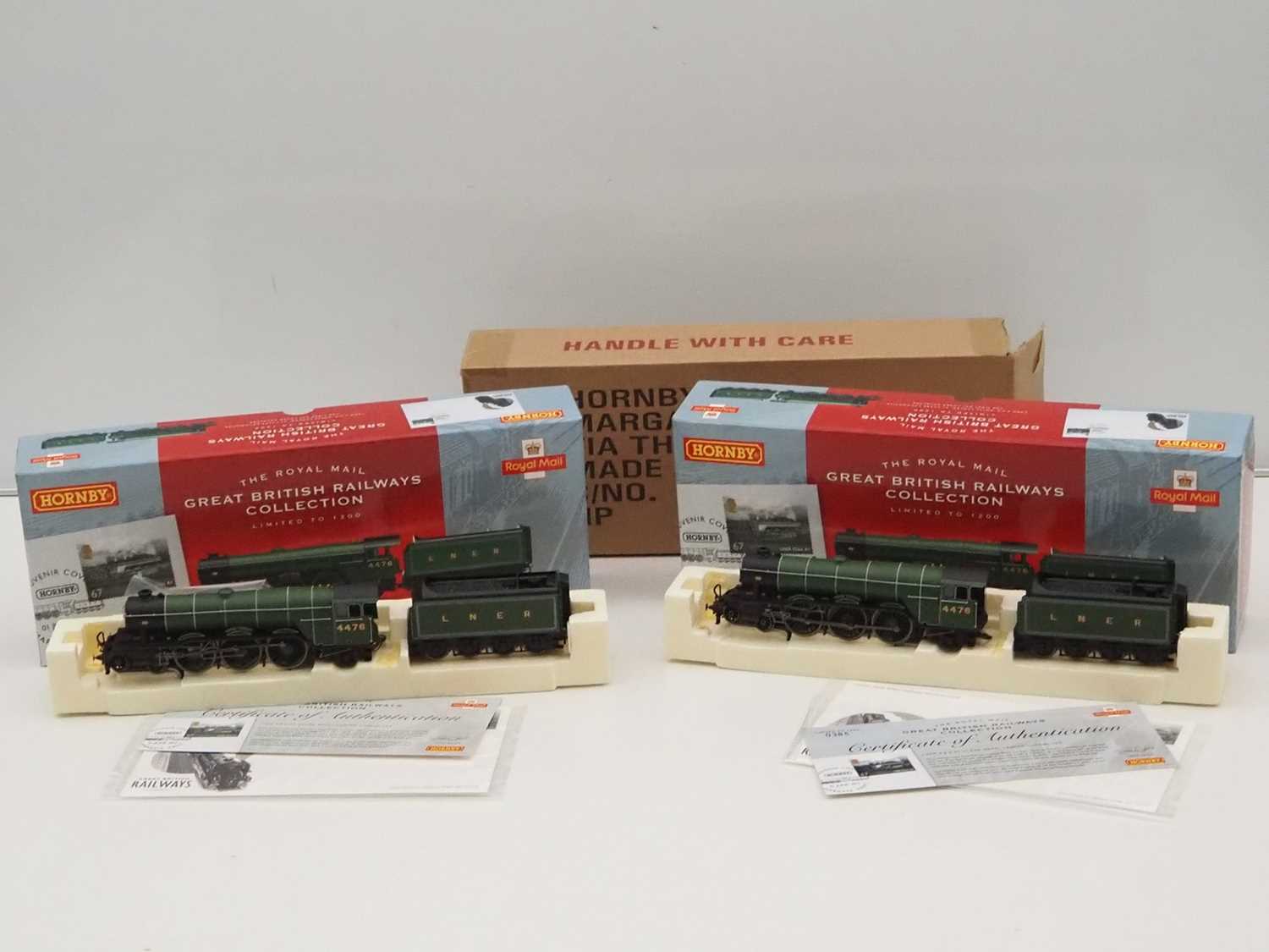 Lot 84 - A pair of HORNBY OO gauge R3073 class A1 steam...