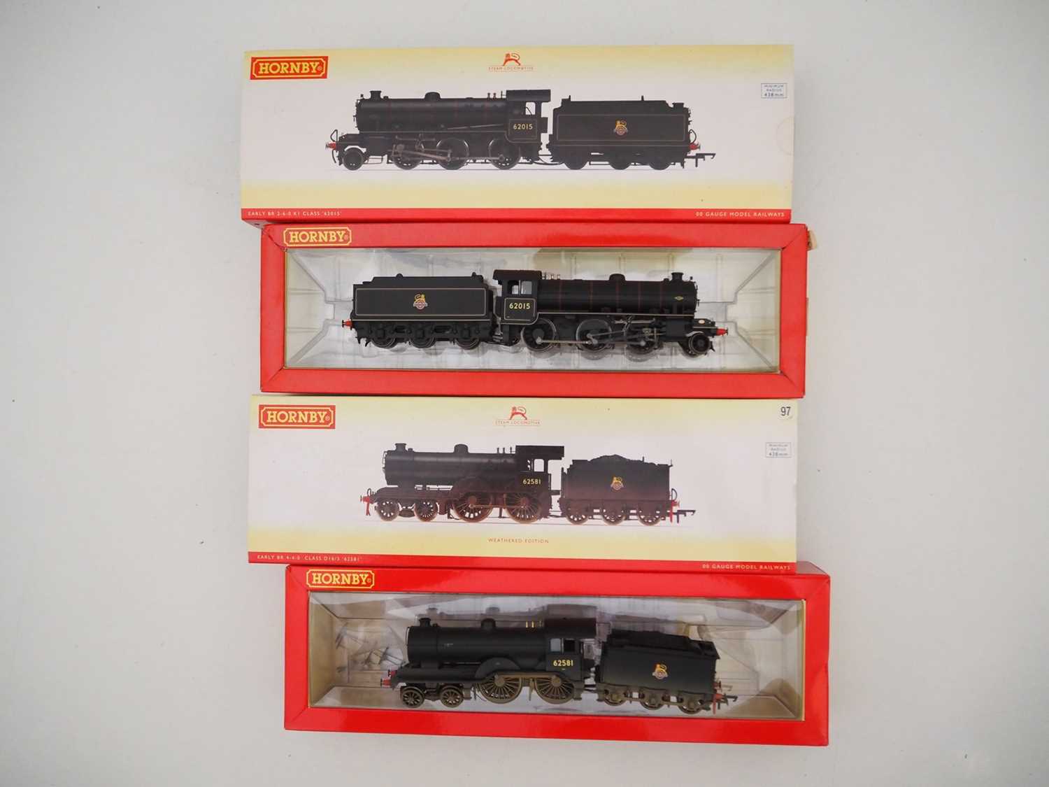 Lot 87 - A pair of HORNBY OO gauge BR steam locomotives...