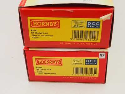 Lot 87 - A pair of HORNBY OO gauge BR steam locomotives...