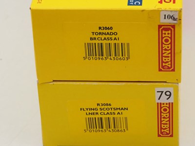 Lot 88 - A pair of HORNBY OO gauge class A1 steam...