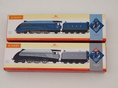 Lot 89 - A pair of HORNBY OO gauge class A4 steam...