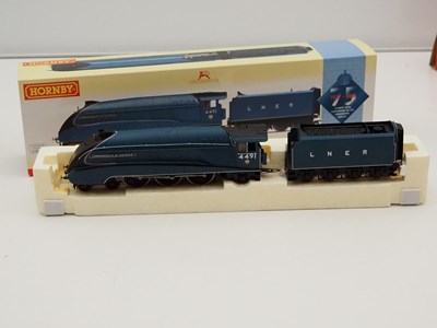 Lot 89 - A pair of HORNBY OO gauge class A4 steam...