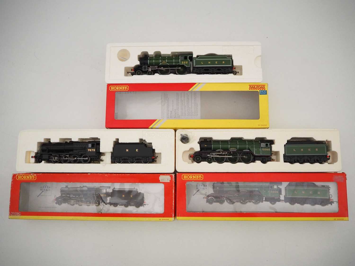 Lot 91 - A group of HORNBY OO gauge steam locomotives,...