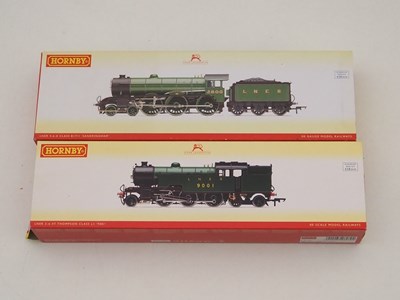 Lot 93 - A pair of HORNBY OO gauge LNER steam locos...
