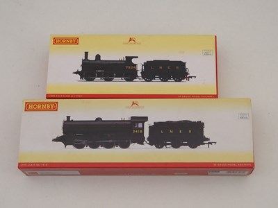 Lot 94 - A pair of HORNBY OO gauge LNER steam...