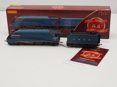 Lot 97 - A HORNBY OO gauge R3197 class A4 steam...