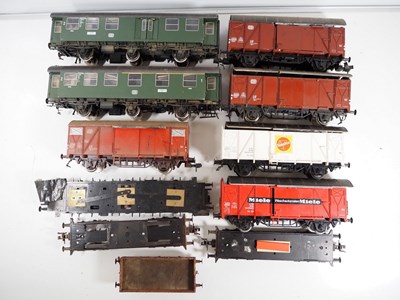 Lot 155 - MARKLIN: Gauge 1 - pair of German Outline...