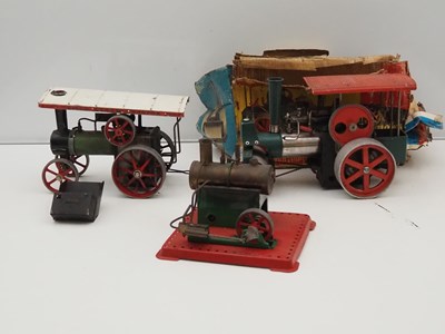 Lot 216 - A group of live steam items by MAMOD and...