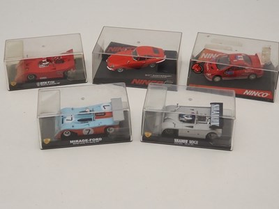Lot 217 - 1:32 scale slot cars by NINCO and VANQUISH...