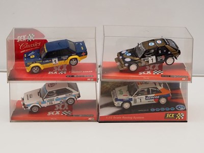 Lot 218 - SCX - 1:32 scale slot cars, all rally examples...