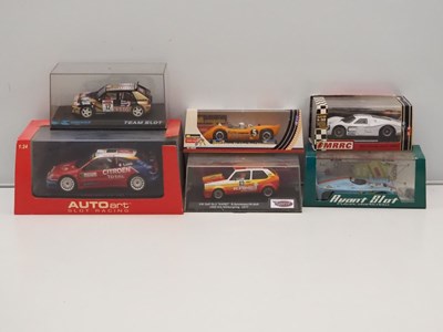 Lot 222 - A mixed group of 1:32 scale slot cars by...