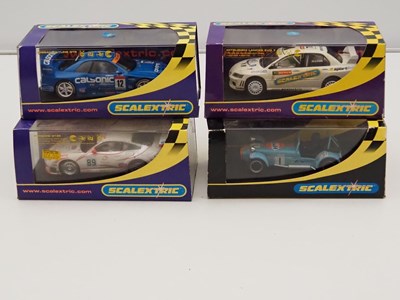 Lot 225 - SCALEXTRIC - 1:32 scale slot cars, various...