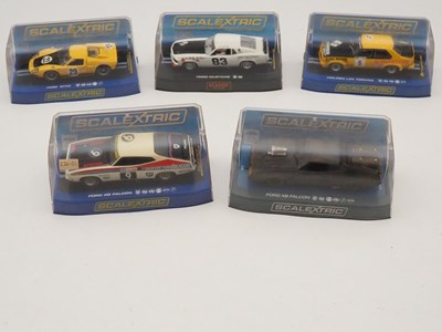 Lot 228 - SCALEXTRIC - 1:32 scale slot cars all Ford and...